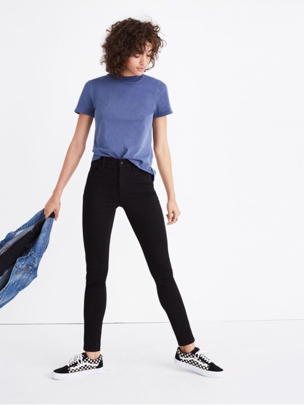 Madewell Women’s Roadtripper Jeans Bennett Black 30 High-Rise Super Stretch